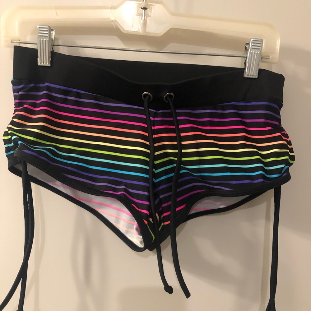 Xhilaration | size s | rainbow swim shorts